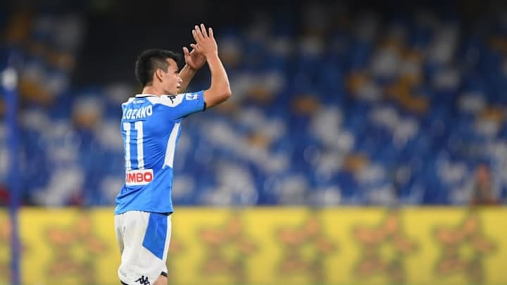 El entrenador Carlo Ancelotti se rinde en elogios para Hirving Lozano El entrenador Carlo Ancelotti se rinde en elogios para Hirving Lozano