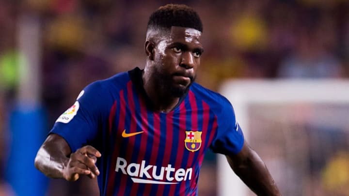 Barcelona Decide Against Setting Samuel Umtiti Price Tag But Will Await Arsenal & Man Utd Offers