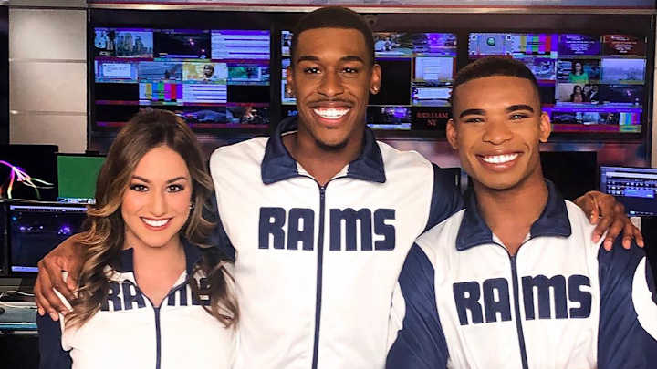Rams' Male Cheerleaders to Make History with Super Bowl Appearance Rams' Male Cheerleaders to Make History with Super Bowl Appearance