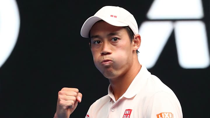 No. 8 Kei Nishikori Avoids Upset vs. Ivo Karlovic in Five-Set, Second-Round Thriller