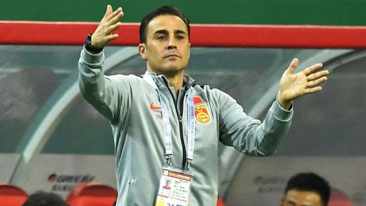 Fabio Cannavaro dejó de ser DT de la selección de China