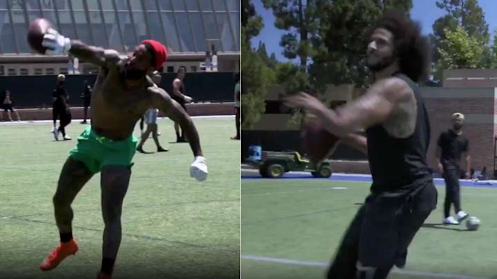 Colin Kaepernick Posts Training Video With Odell Beckham Jr Colin Kaepernick Posts Training Video With Odell Beckham Jr