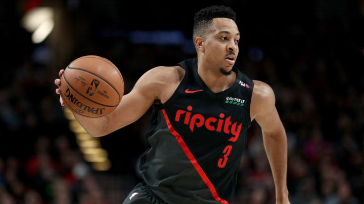 Report: CJ McCollum Will Have Left Knee Strain Re-Examined Next Week