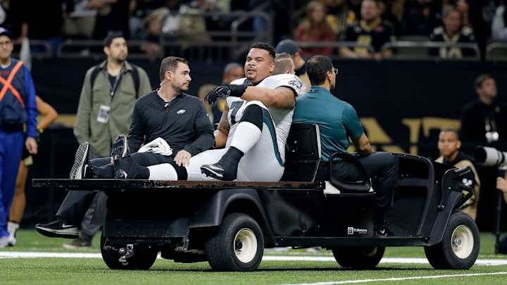 Eagles' Brandon Brooks Suffers Torn Achilles in Divisional Loss vs. Saints Eagles' Brandon Brooks Suffers Torn Achilles in Divisional Loss vs. Saints
