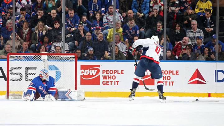 Capitals Beat Rangers After Alexandar Georgiev Throws Stick to Stop Alex Ovechkin in Shootout
