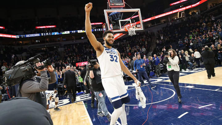 Watch: Karl-Anthony Towns Drills Buzzer Beater From Behind the Basket in Wolves' Win vs. Grizzlies Watch: Karl-Anthony Towns Drills Buzzer Beater From Behind the Basket in Wolves' Win vs. Grizzlies