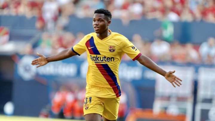 Ansu Fati hace historia en el FC Barcelona se convierte en el tercer goleador más joven de LaLiga