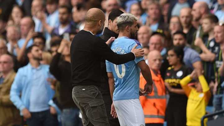 Guardiola habló sobre su pelea con Sergio Agüero en medio del partido ante Tottenham