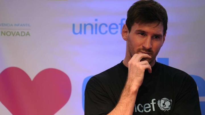 Lionel Messi se vuelve a unir a la campaña 'Un Sol para los Chicos' de UNICEF
