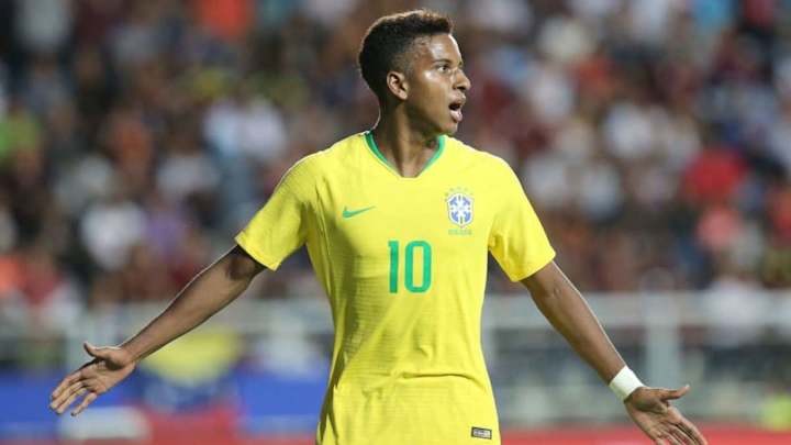 El golazo de volea de Rodrygo que encaminó la remontada del Santos