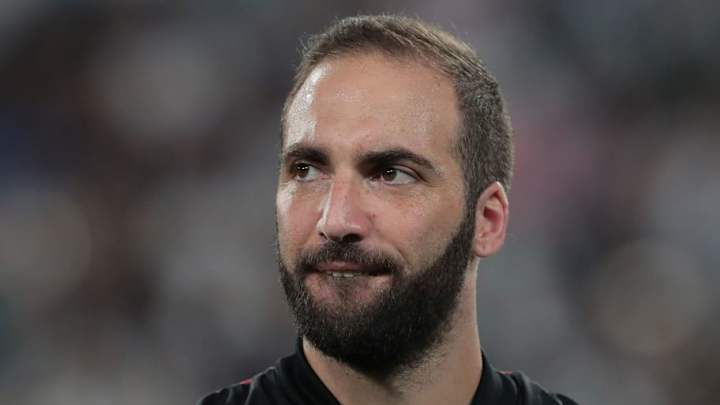 La reacción de Higuaín en la práctica: 'explotó' de bronca en medio de un ejercicio