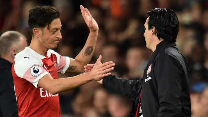 Unai Emery Hints Mesut Ozil Could Return for Chelsea Clash as He Dismisses Exit Talk