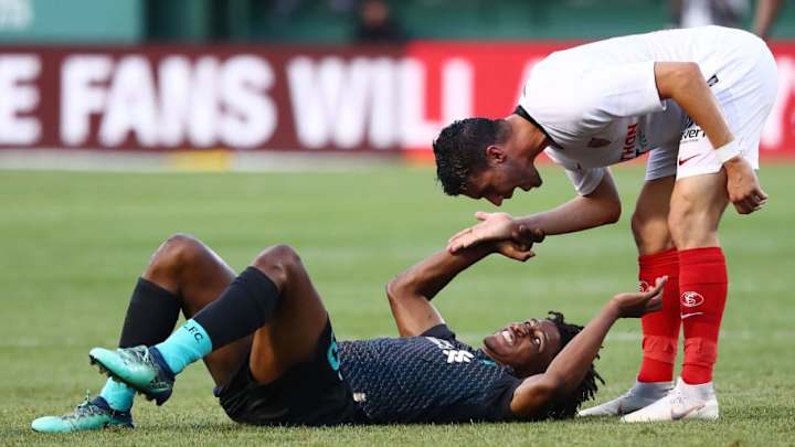 Joris Gnagnon Apologises to Liverpool's Yasser Larouci for 'Heinous' Red Card Tackle