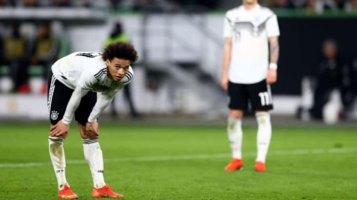 Leroy Sane Says He Escaped Injury After Vicious Serbia Stomp