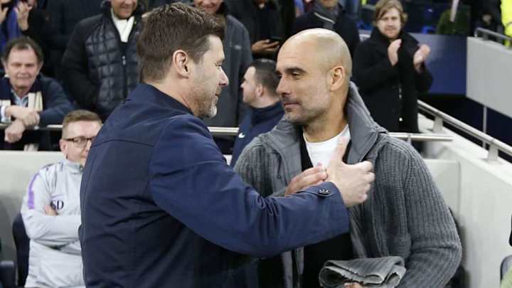 Guardiola y Pochettino intercambiaron elogios en la previa del Manchester City-Tottenham