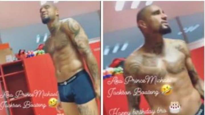 VÍDEO | Kevin Prince Boateng celebró su cumpleaños imitando nuevamente a Michael Jackson