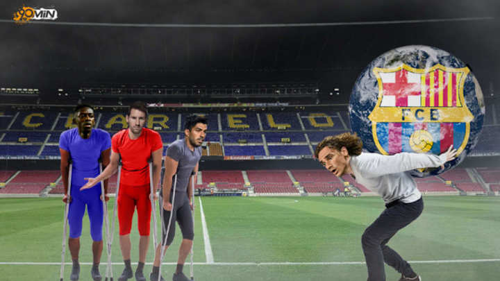 A Griezmann no le queda otra que cargarse el equipo al hombro y sacar al FC Barcelona adelante