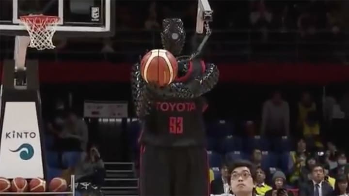 Watch: Robot Drains Half-Court Shot at Japanese B-League Game