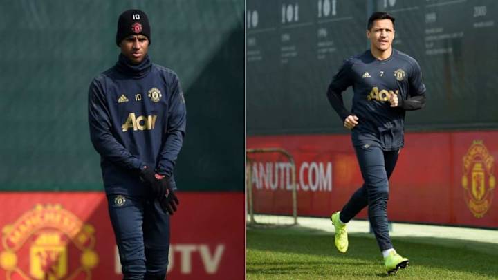 Marcus Rashford & Alexis Sanchez Hand Man Utd Huge Training Boost Ahead of Barcelona Clash
