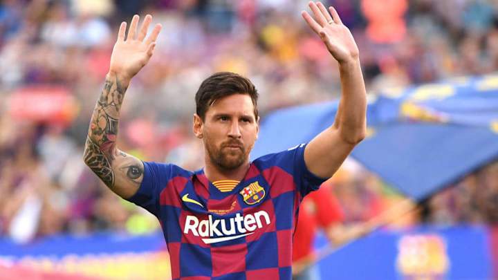 VÍDEO | El discurso de Messi a la afición culé en la previa al Trofeo Gamper VÍDEO | El discurso de Messi a la afición culé en la previa al Trofeo Gamper