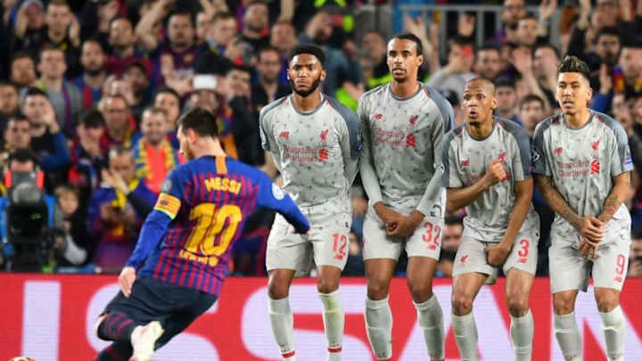El tiro libre de Messi al Liverpool fue elegido como el mejor gol de la Champions League 2018/19