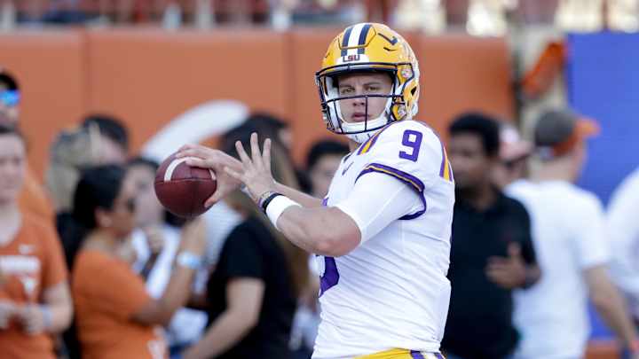 Joe Burrow's Four Touchdowns Lead LSU Over Texas