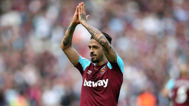 West Ham United Midfielder Manuel Lanzini Returns to Training Following Serious Knee Injury