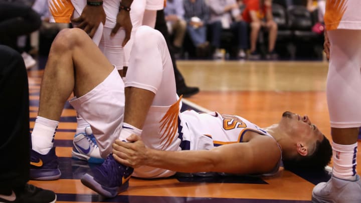 Suns' Devin Booker To Sit Final Three Games After Spraining Left Ankle vs. Jazz