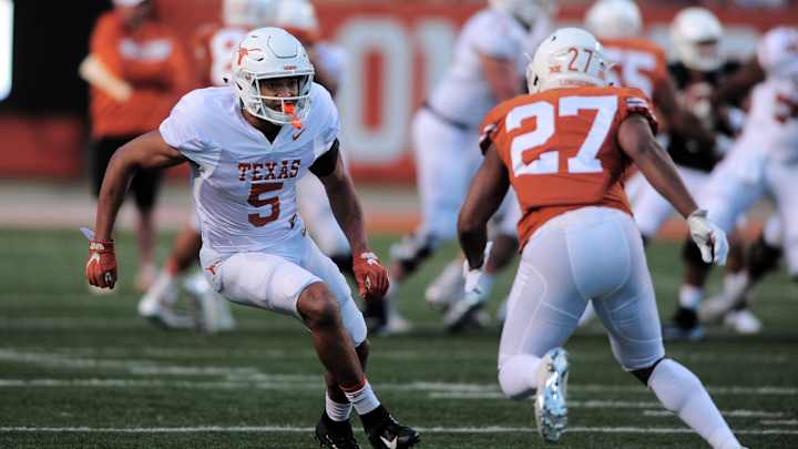 Report: Five-Star WR Bru McCoy to Leave Texas, Enter Transfer Portal
