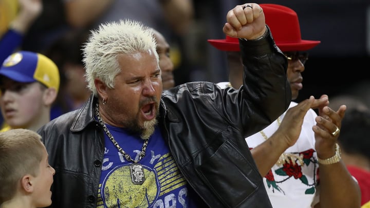 Guy Fieri Dishes on What He Would Cook for the Warriors, His Thoughts on Drake's Trolling