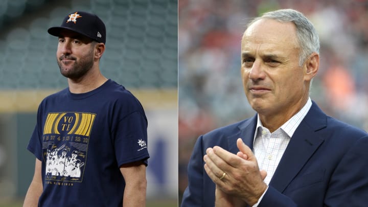 Rob Manfred Responds to Justin Verlander on Juiced Baseballs: 'MLB Has Done Nothing' Rob Manfred Responds to Justin Verlander on Juiced Baseballs: 'MLB Has Done Nothing'