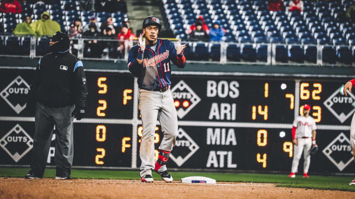 Watch: Twins' Jorge Polanco Hits First Cycle of the Season vs. Phillies Watch: Twins' Jorge Polanco Hits First Cycle of the Season vs. Phillies