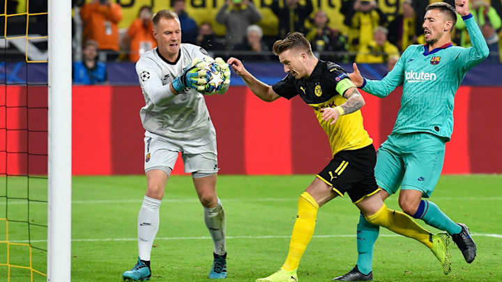 Ter Stegen Saves PK, Messi Returns in Barcelona's UCL Draw vs. Dortmund