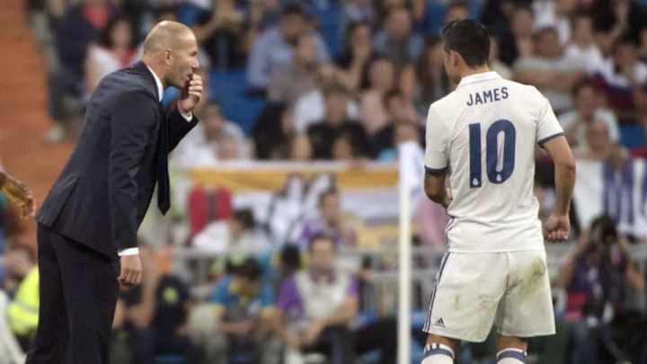James 'renace' y se gana la confianza de Zinedine Zidane