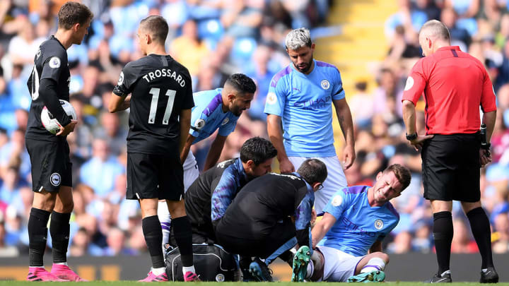 Sergio Aguero Scores Twice But Laporte's Injury Hangs Over Man City's Win