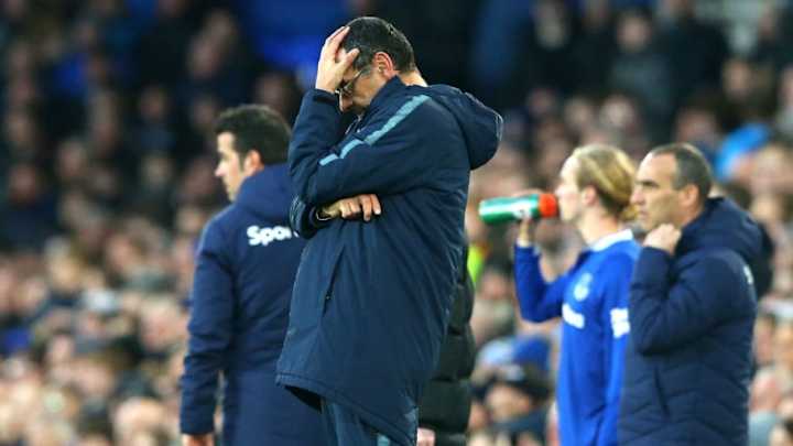 Maurizio Sarri Addresses Chelsea's Top Four Chances After 2-0 Defeat to Everton