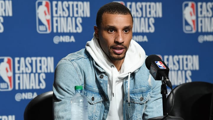 George Hill Challenges David Bakhtiari to Beer Chugging Challenge