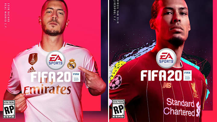 Real Madrid's Eden Hazard, Liverpool's Virgil Van Dijk on Covers of FIFA 20