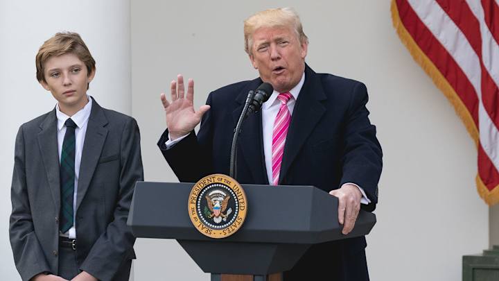 President Trump Calls Football 'A Dangerous Sport,' Prefers Son Doesn't Play