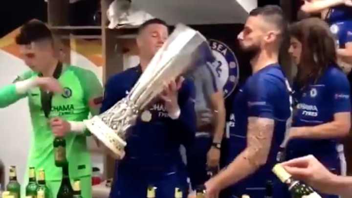 Chelsea Players Wild Celebrations Captured on Social Media Following Europa League Triumph