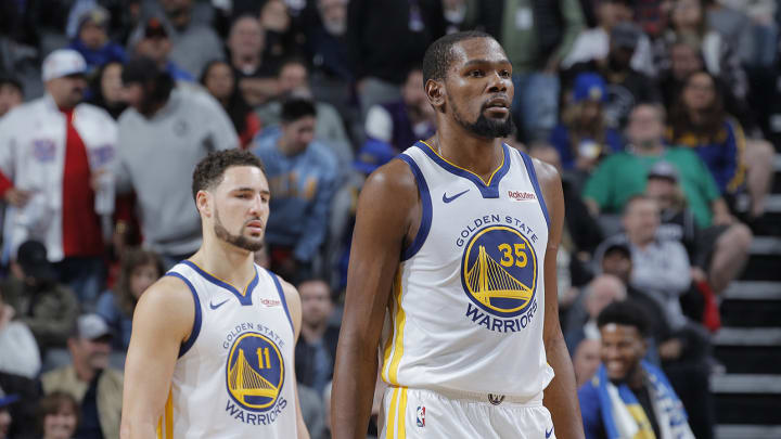 Klay Thompson Pays Tribute to Kevin Durant: 'Nothing Can Impede This Man's Greatness' Klay Thompson Pays Tribute to Kevin Durant: 'Nothing Can Impede This Man's Greatness'
