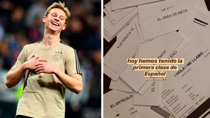 Frenkie De Jong ya ha empezado a estudiar español