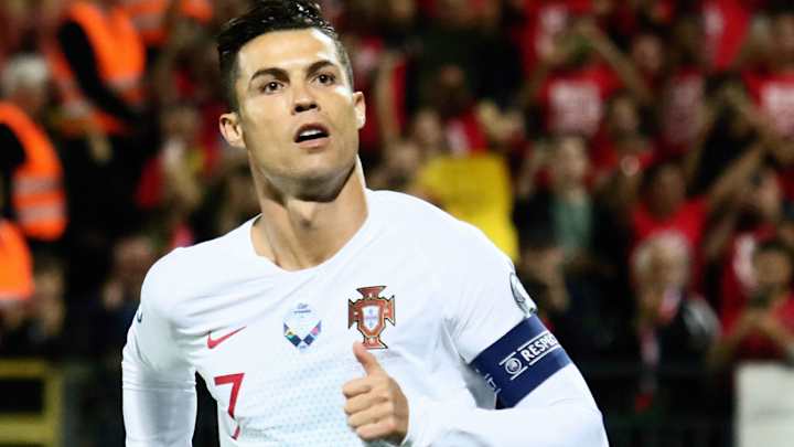 Watch: Cristiano Ronaldo Scores 4 Goals in Portugal's Rout of Lithuania