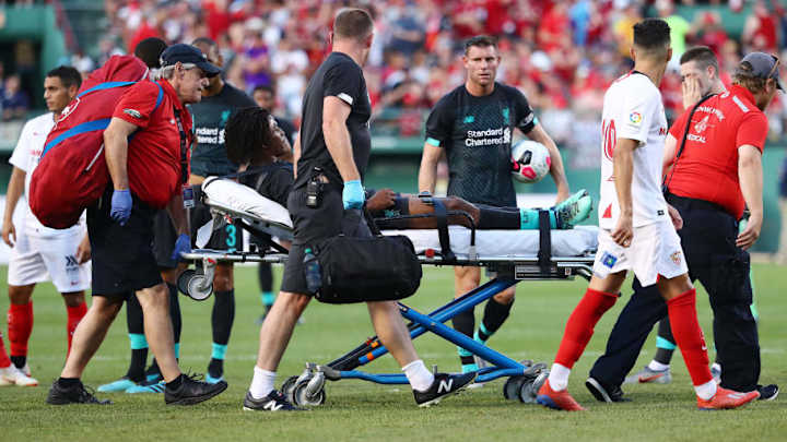 Liverpool Offer Injury Update on Yasser Larouci Following Horror Challenge in Sevilla Clash Liverpool Offer Injury Update on Yasser Larouci Following Horror Challenge in Sevilla Clash