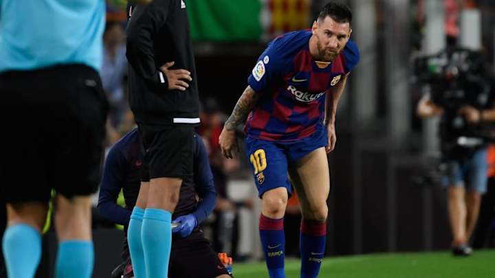 Leo Messi se retiró con molestias en el abductor y hoy se someterá a pruebas