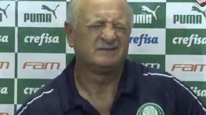 VIDEO | Felipe Scolari se descompuso en plena conferencia de prensa