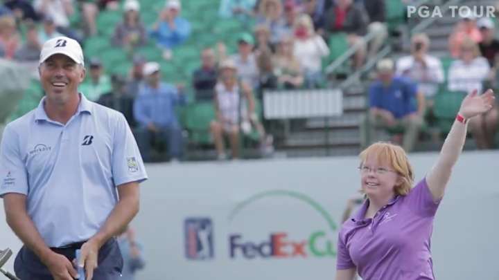 Watch: Special Olympics Golfer Amy Bockerstette Converts Par at Phoenix Open Practice Round
