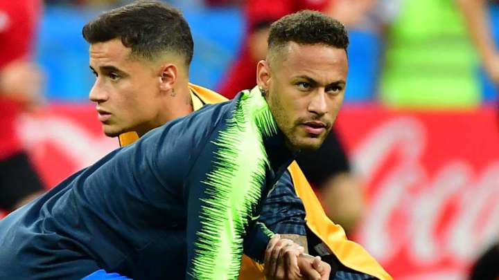 Coutinho mostró su apoyo a Neymar tras su lesión y las acusaciones