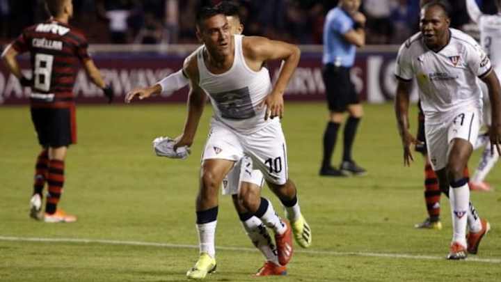 Así fueron los goles del LDU en la victotira a Flamengo