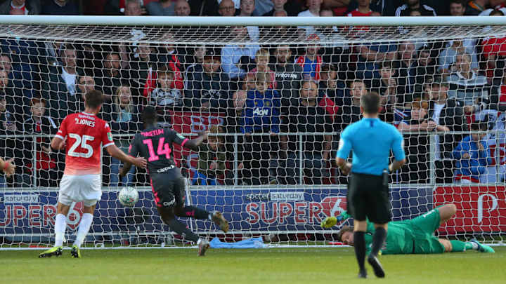 Carabao Cup Roundup: AFC Wimbledon Beaten By MK Dons & Eddie Nketiah Scores on His Leeds Debut